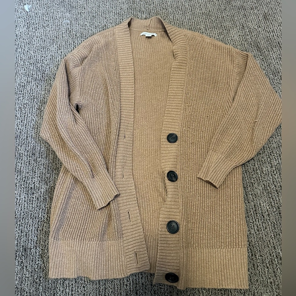 American Eagle Outfitters Brown Cardigan Sweater